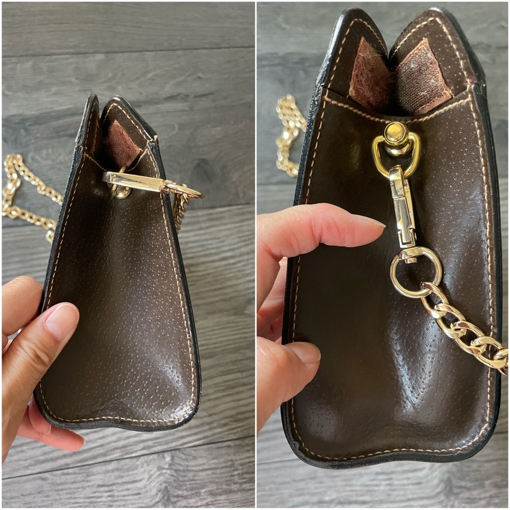 Authentic GUCCI GG Web Sherry Crossbody Bag Purse - Picture 3 of 9